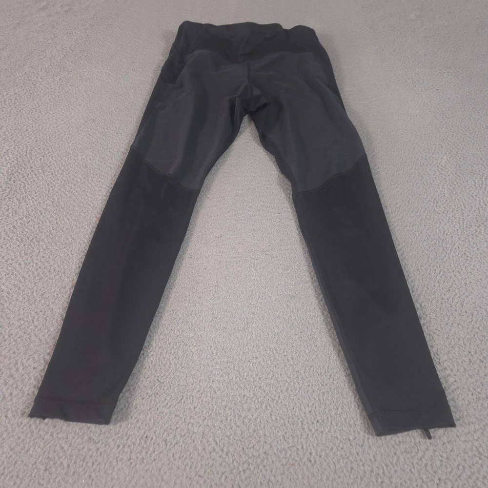 Brooks Pants Womens M Dash Tapered Leg Ankle Zip Running Leggings Activewear